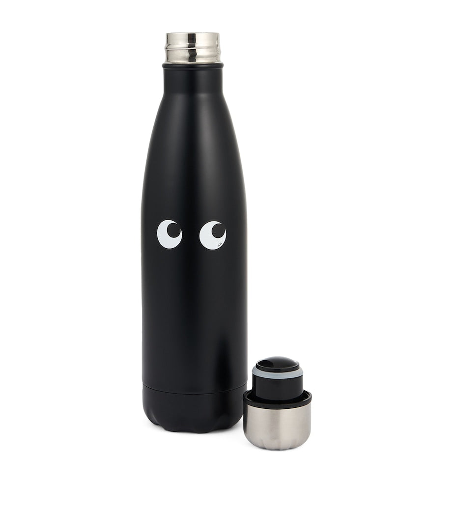 Anya Hindmarch insulated stainless steel water bottle with Eyes motif 500ml - British product