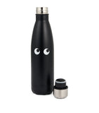 Anya Hindmarch insulated stainless steel water bottle with Eyes motif 500ml - British product