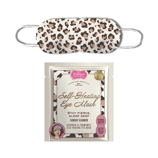 Sunday Slumber leopard warming eye mask 5 pack, UK version
