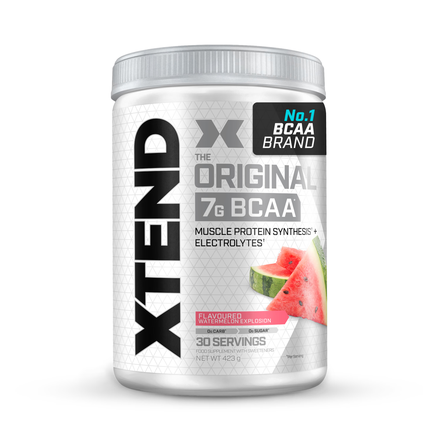 Xtend BCAA supplement Watermelon Explosion 423g, imported from the UK