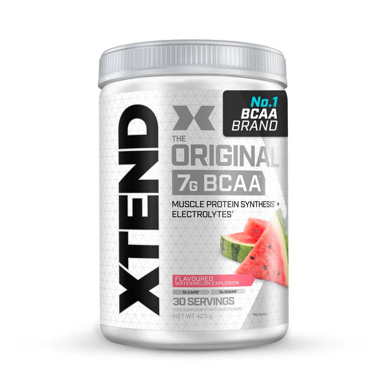 Xtend BCAA supplement Watermelon Explosion 423g, imported from the UK