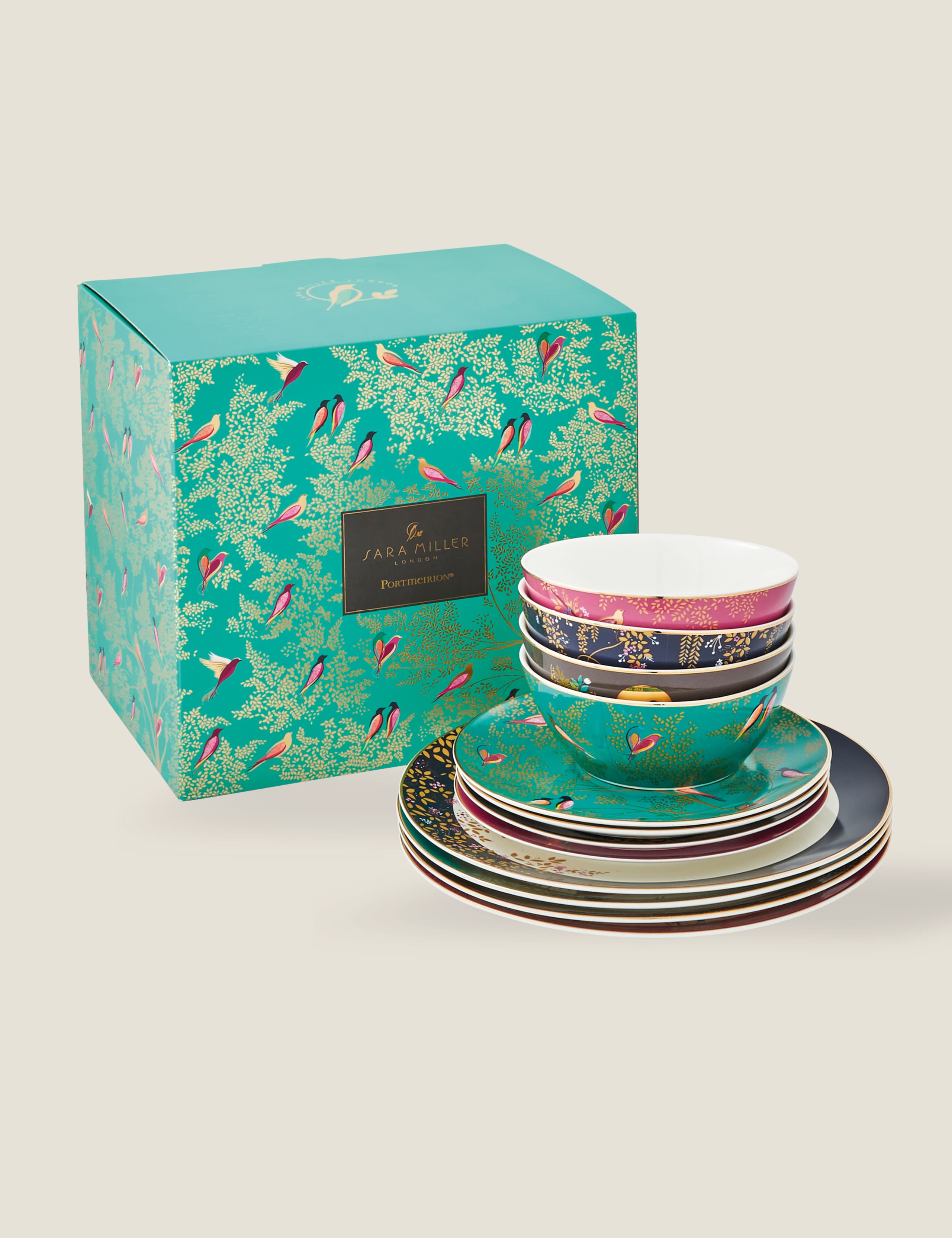 Sara Miller Chelsea 12-piece dinner set - British product