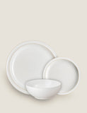 Denby cotton white 12 piece dinner set, imported from the UK
