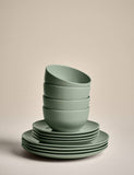 12 Piece Everyday Stoneware Dinner Set, imported from the UK