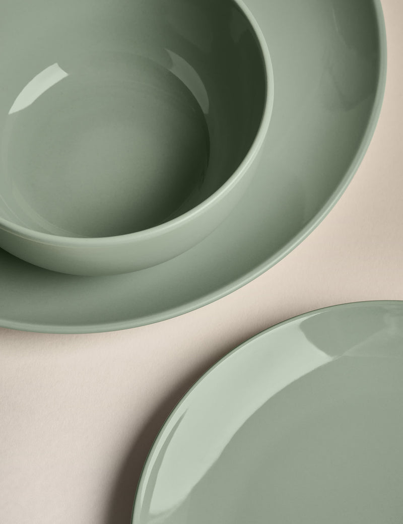 12 Piece Everyday Stoneware Dinner Set, imported from the UK