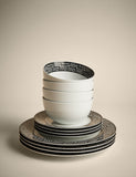 12 Piece Geometric Dinner Set
