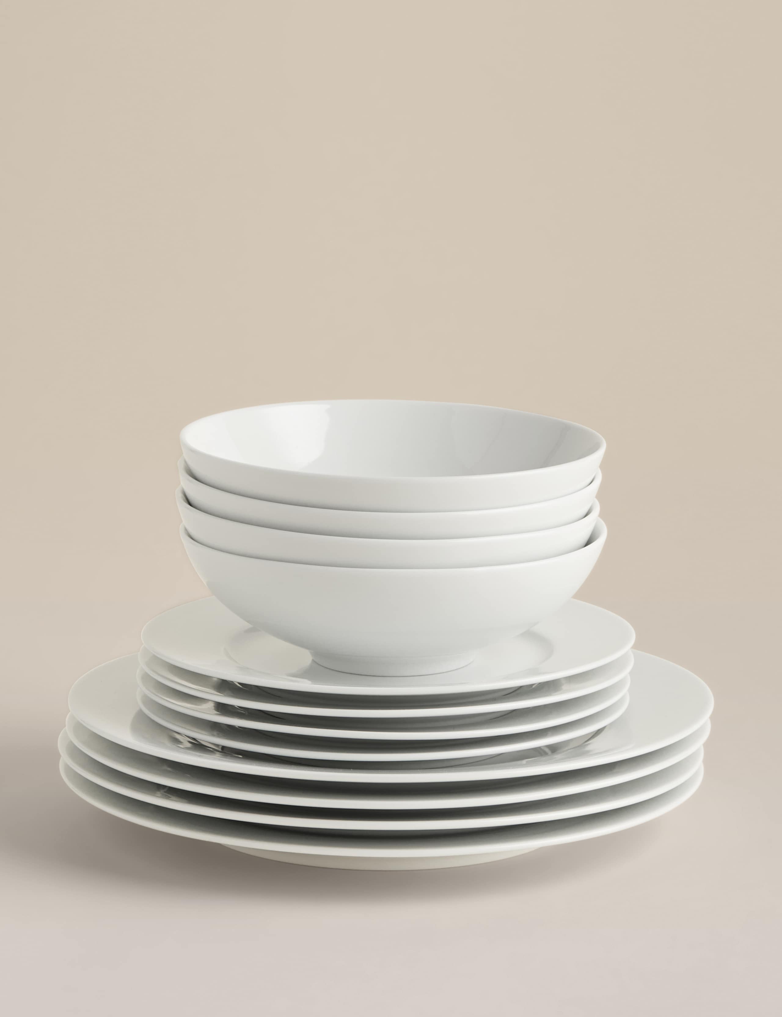 Maxim porcelain 12 piece dinner set, imported from the UK