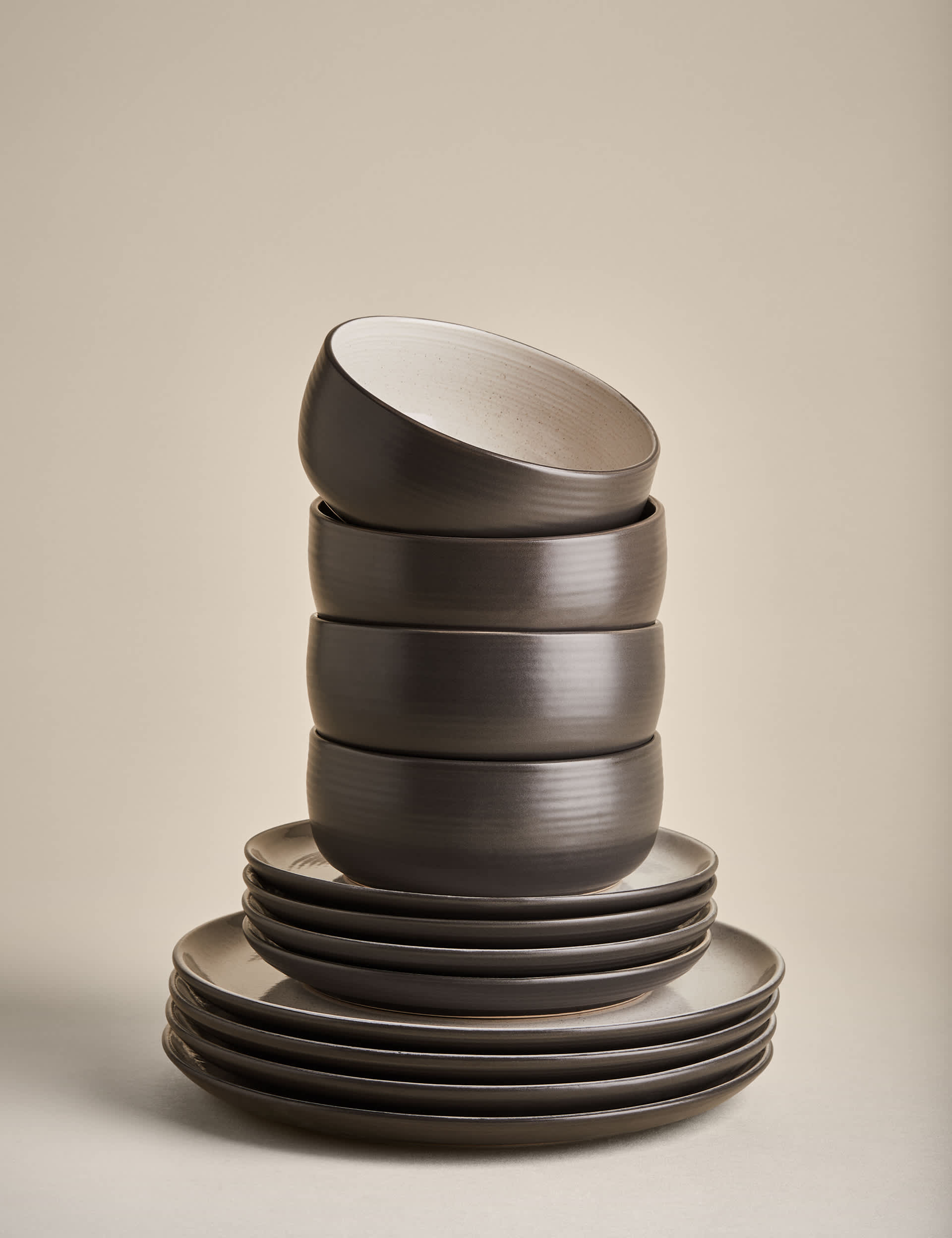 Michigan 12-piece stoneware dinner set, imported from the UK