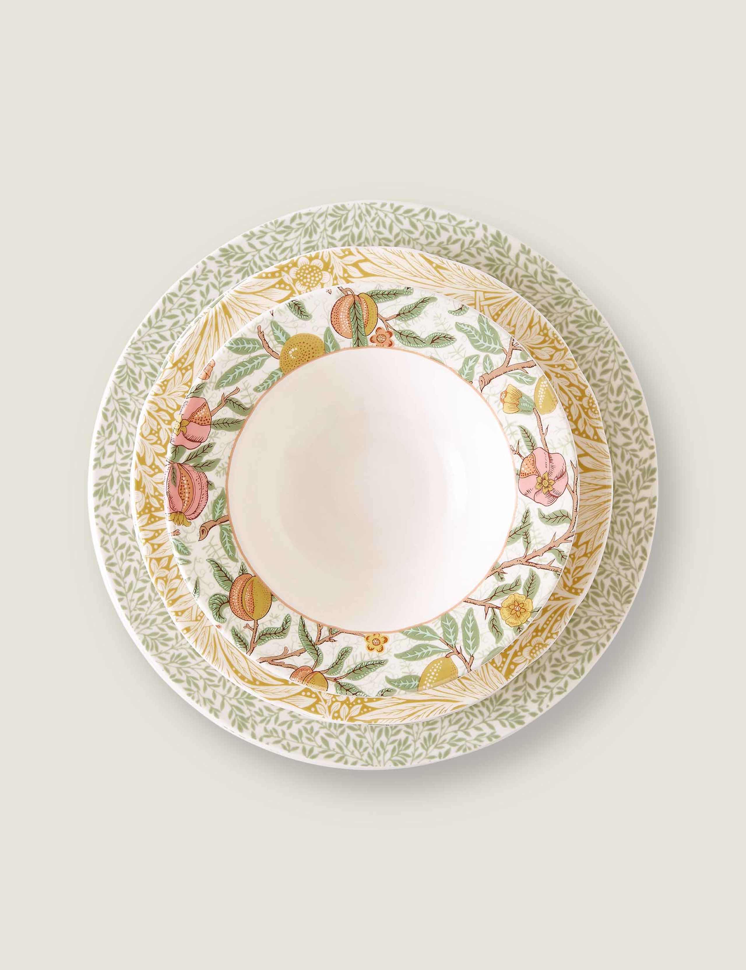 Morris & Co 12 piece patterned dinner set, British brand
