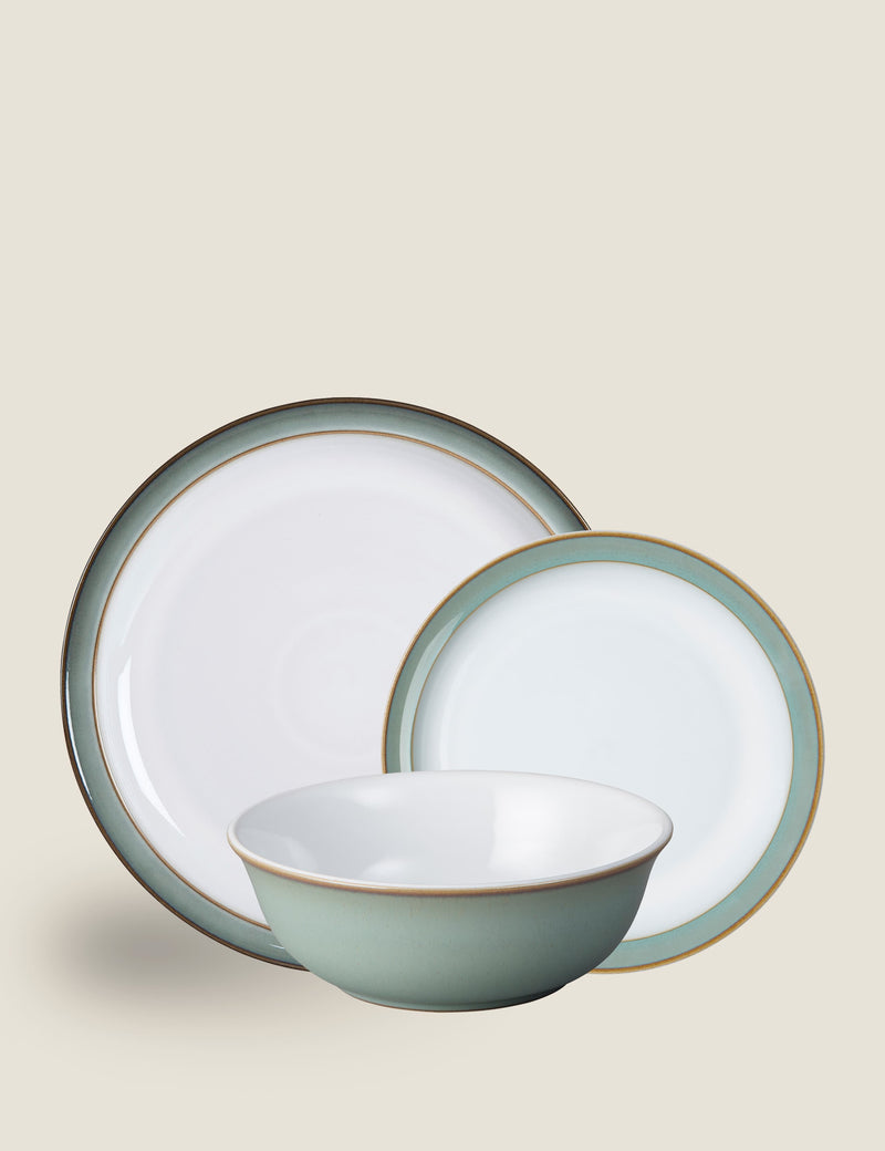 Denby Regency Green dinner set 12-piece - British product