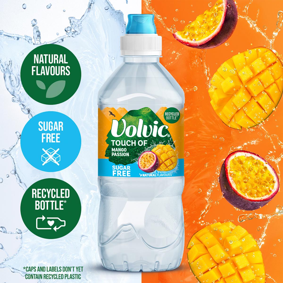 Volvic Touch of Fruit Mango Passion Flavoured Water 750ml (British brand)
