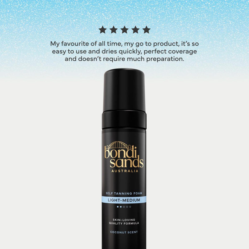 Bondi Sands self tanning foam 200ml Light/Medium - British product
