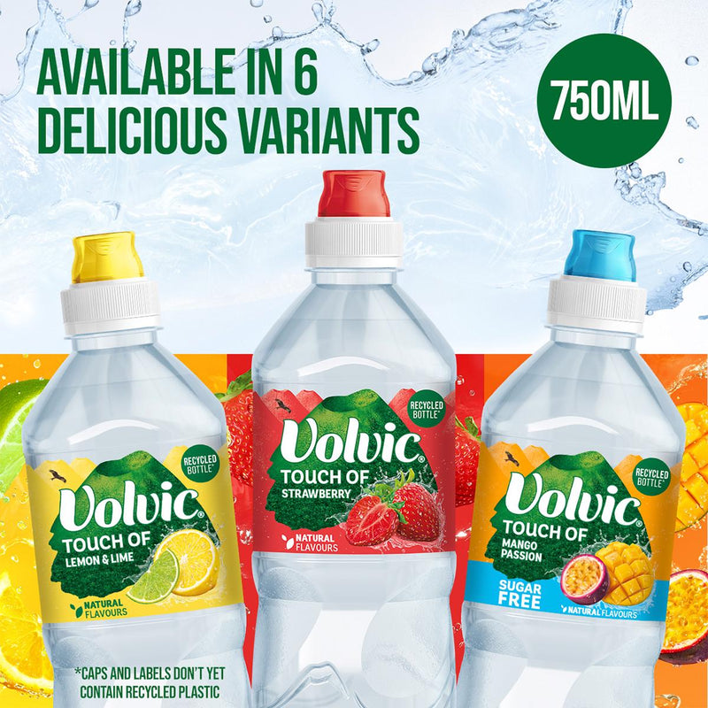 Volvic Touch of Fruit Mango Passion Flavoured Water 750ml (British brand)
