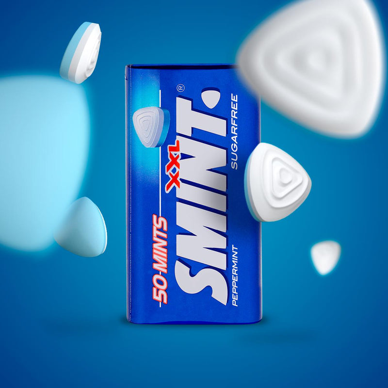 Smint XXL Peppermint mints 35g, imported from the UK