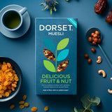 Dorset Cereals fruit and nut muesli 500g, imported from the UK