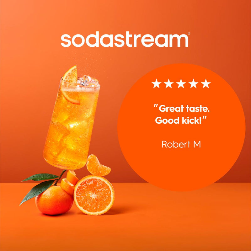 Sodastream drink syrup Orange Mango flavour 440ml, imported from the UK