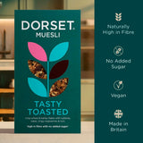 Dorset Cereals Tasty Toasted Muesli 500g, imported from the UK