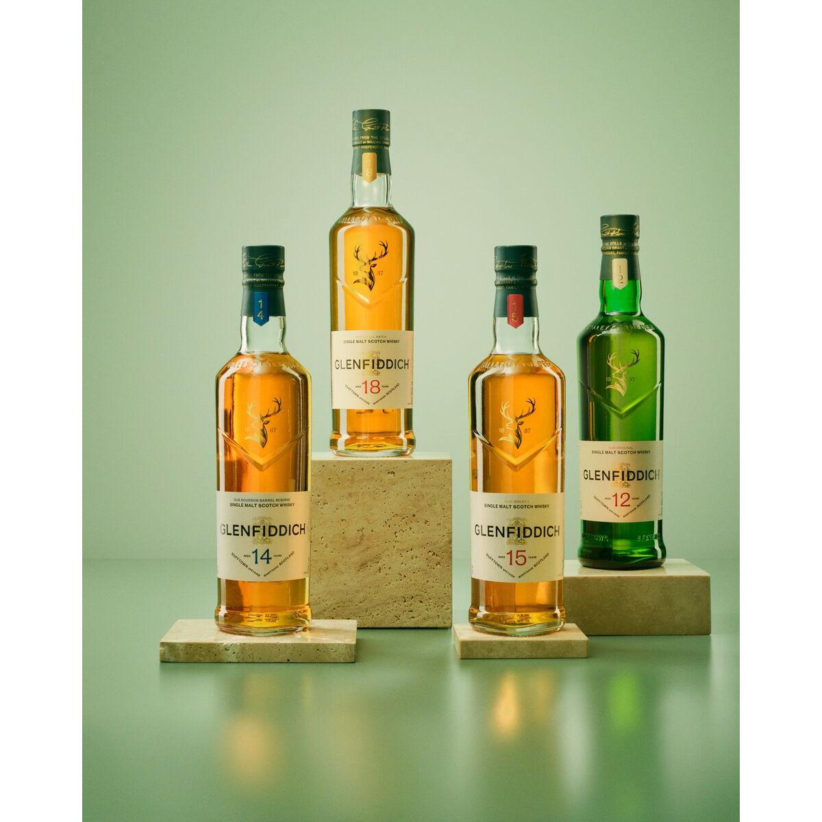 Glenfiddich 15 Year Old single malt Scotch whisky 70cl (British brand)