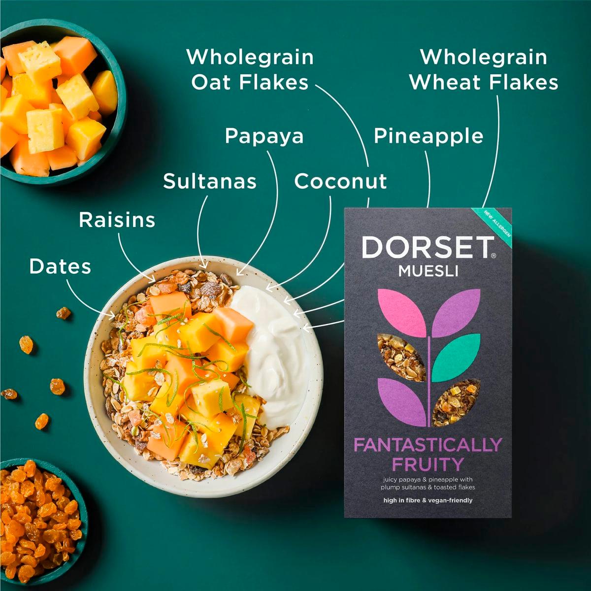 Dorset Cereals Fantastically Fruity Muesli 500g - British product