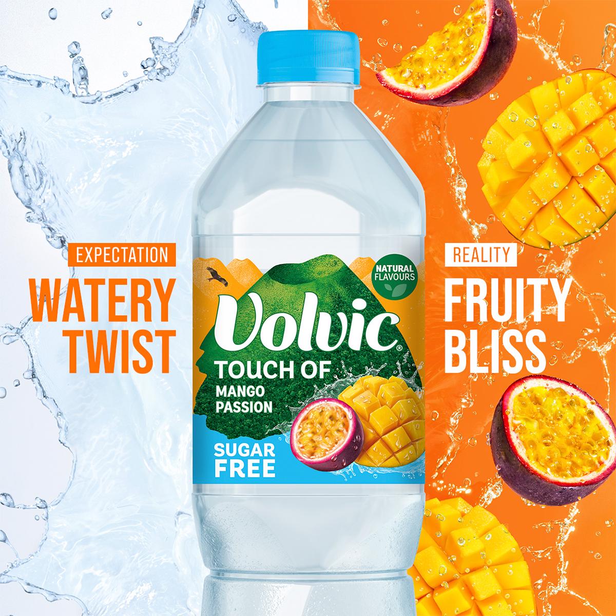 Volvic Touch of Fruit Mango Passion Flavoured Water 750ml (British brand)