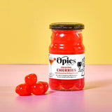 Opies cocktail cherries maraschino flavour 225g (British brand)