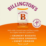 Billington's golden caster unrefined sugar 1kg, imported from the UK