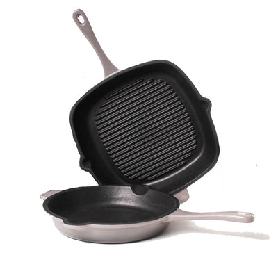 Costco UK BergHOFF Neo Cast Iron 2 Piece Set in Grey- Buy online at McGrocer