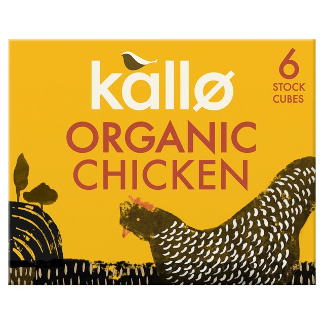 Kallo Organic Chicken Stock Cubes   6 x 11g