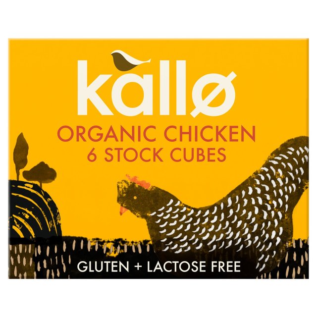 Kallo Organic Chicken Stock Cubes   6 x 11g