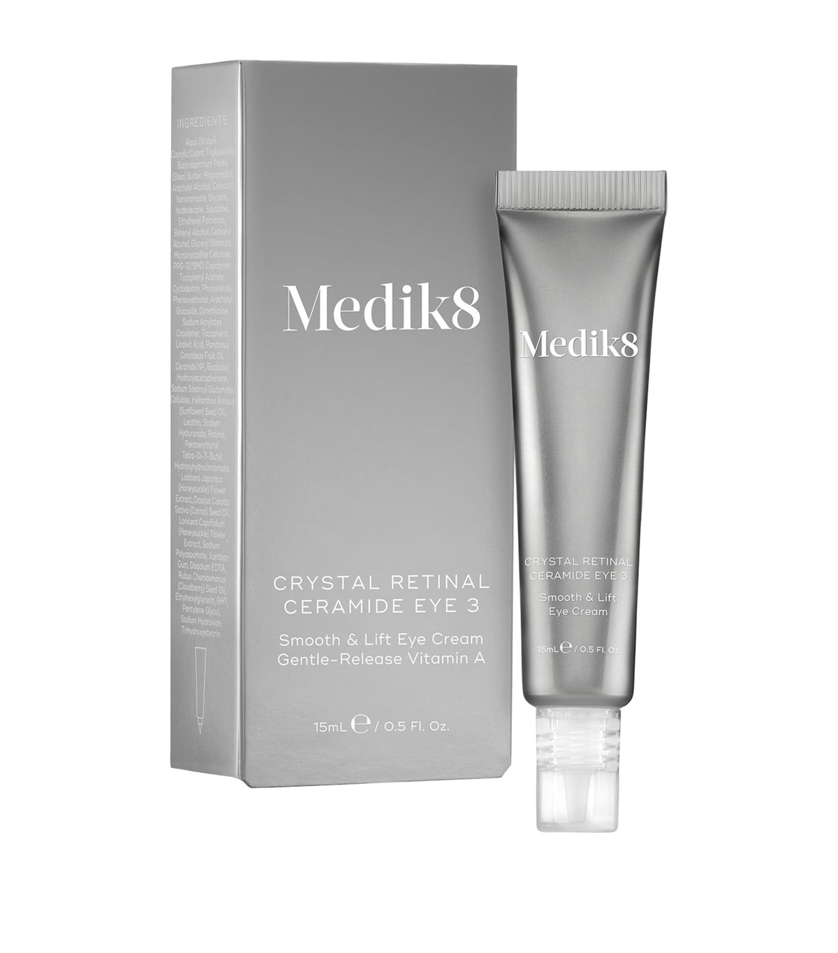 Medik8 Crystal Retinal Ceramide 3 eye cream 15ml, imported from the UK