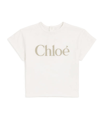 Harrods Chloé Kids T-shirt à manches courtes avec logo (6-36 mois) - Achetez en ligne sur McGrocer