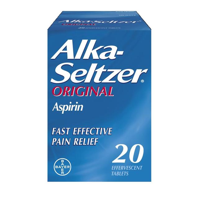 Alka Seltzer Original Pain Relief Effervescent Tablets   20 per pack