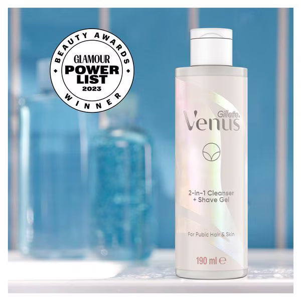 Venus Shaving Gel for Pubic Hair 190ml (British brand)