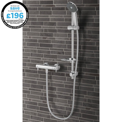Costco UK Methven Kiri Cool to Touch Bar Shower - Chrome- Buy online at McGrocer
