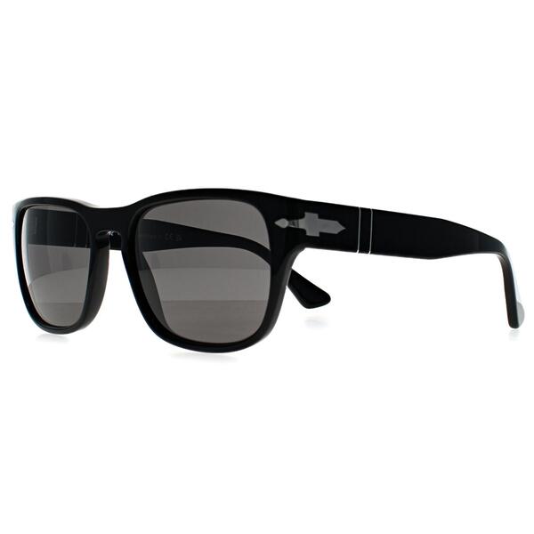 Persol sunglasses PO3341S black with dark grey lenses, UK version