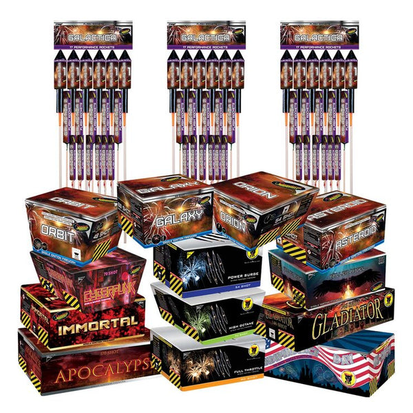 Black Cat The Greatest Show Firework Display Kit