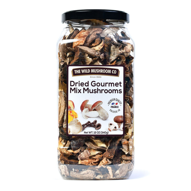 The Wild Mushroom Co dried gourmet mix mushrooms 340g (British brand)