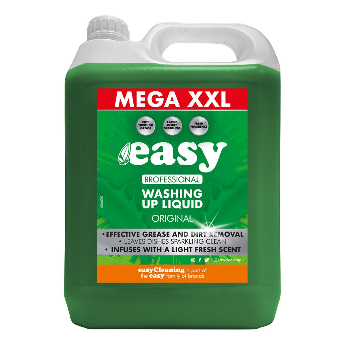 Easy original washing up liquid 5L - British product