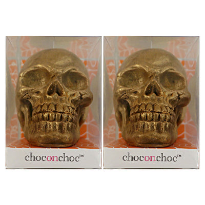 Costco UK Choc on Choc Gold Dusted Giant Skulls, 2 x 470g- Buy online at McGrocer