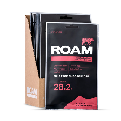 Holland & Barrett ROAM Jalapéno Chilli Beef Bites 6 x 70g Bags- Buy online at McGrocer