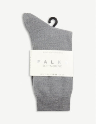 Falke comfortable warm high-rise wool socks pair (British brand)