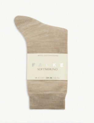 Falke comfortable warm high-rise wool socks pair (British brand)
