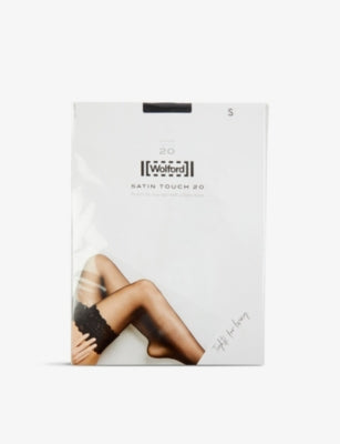 Wolford Satin Touch 20 hold-ups, imported from the UK