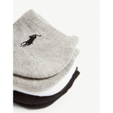 Polo Ralph Lauren logo cushioned sole socks set of six (British brand)