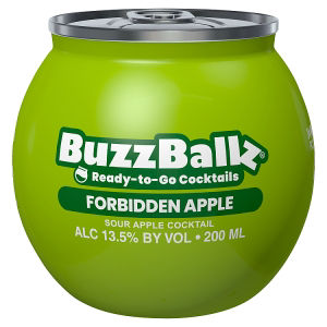 BuzzBallz Forbidden Apple sour apple cocktail 200ml, UK version