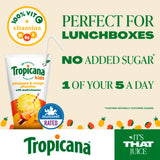 Tropicana Kids Pineapple & Mango smoothie 4 x 150ml cartons (British brand)