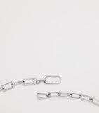 Monica Vinader sterling silver Alta mini chain necklace - British product