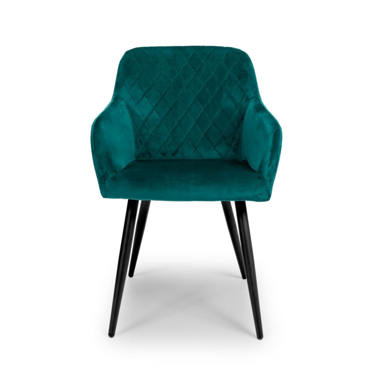 Marina Green Velvet Quilted Dining Chair, 2 Pack GOODS Costco UK