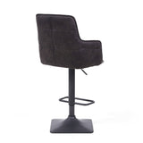 Shankar light grey fabric bar stool 2 pack, imported from the UK