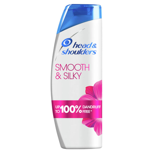 Head & Shoulders Smooth & Silky Anti-Dandruff Shampoo 400ml hair Sainsburys   